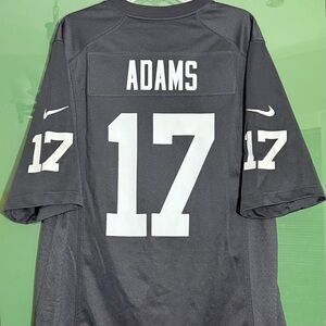 Nike Davante Adams Las Vegas Raiders #17 Home Black Game Jersey Men’s Large